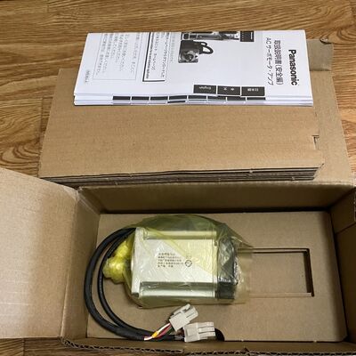 Panasonic MSMF042L1U2M 400W AC Servo Motor Kit with 23-bit Absolute Encoder and IP67-rated for CNC Robotics