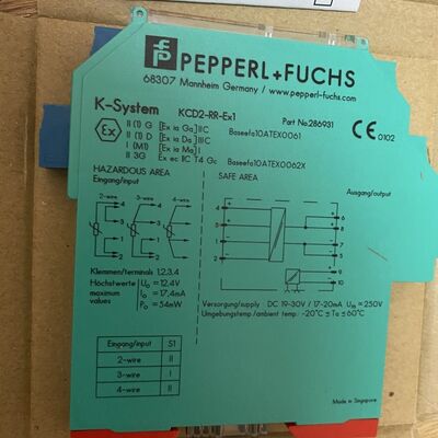 KCD2-RR2-Ex1 PEPPERL FUCHS Resistance Repeater 1-channel Isolated Barrier Safety Barriers