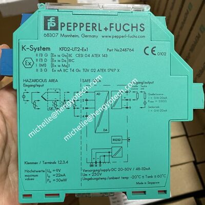 Pepperl And Fuchs Intrinsically Safe Barriers KFD2-UT2-1 Universal Temperature Converter