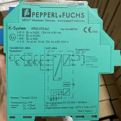 Pepperl+Fuchs Safety Barrier KFD2-UT2-EX1 1 Channel Isolated Barrier