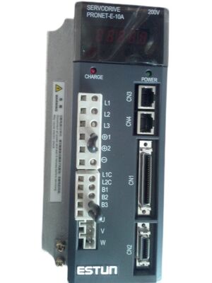 ESTUN PRONET-E-20A 2kW High Power Output AC Servo Driver with 20A Rated Current and MODBUS/CANopen Communication