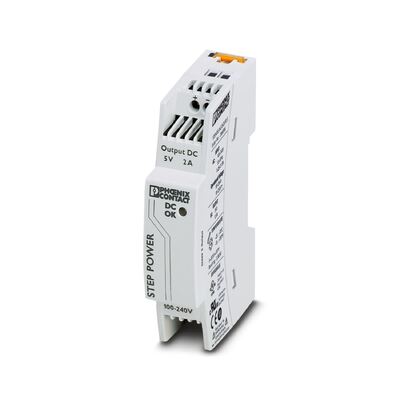 STEP-PS/ 1AC/ 5DC/2 Phoenix Contact UPS Power supply 2320513 STEP-PS/1AC/5DC/2 power supply for DIN rail and direct mounting