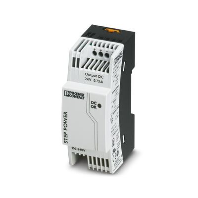 STEP-PS/1AC/24DC/0.75 Phoenix Contact Power Supply 2868635 Primary-switched STEP POWER power supply for DIN rail mounting