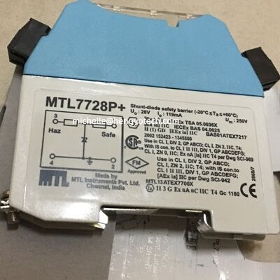 MTL7728P+ Eaton MTL 4-20mA Zener Safety Barrier