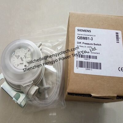 Siemens Original QBM81-3 Differential Pressure Switch with 1 Year Warranty from Germany