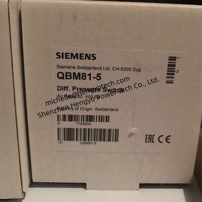 SIEMENS Original Differential Pressure Switch QBM81-5 with 1 Year Warranty and Germany Origin