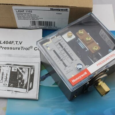 Honeywell L404F1102 Differential Pressure Switch with Stainless Steel Material for Industrial Application and 1 Year Warranty