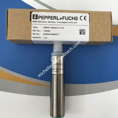 PEPPERL+FUCHS Stainless Steel Ultrasonic Sensor for Industrial Automation with One Year Warranty