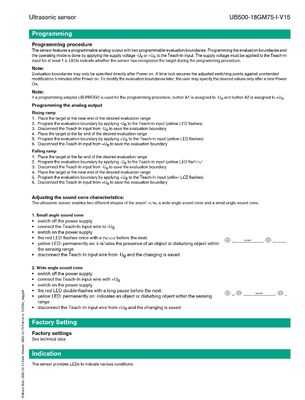 PEPPERL+FUCHS Stainless Steel Ultrasonic Sensor for Industrial Automation with One Year Warranty