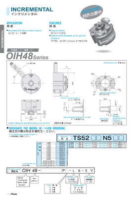 Tamagawa Rotary Resolver TS5214N530 Hollow Shaft Encoder for Industrial Equipment with Stainless Steel Construction
