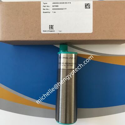 PEPPERL+FUCHS Stainless Steel Ultrasonic Sensor for Industrial Automation with One Year Warranty