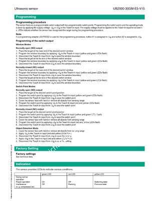 PEPPERL+FUCHS Stainless Steel Ultrasonic Sensor for Industrial Automation with One Year Warranty