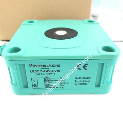 PEPPERL+FUCHS UB2000-F42-I-V15 Ultrasonic Sensor for Industrial Automation with Stainless Steel Housing and One Year Warranty