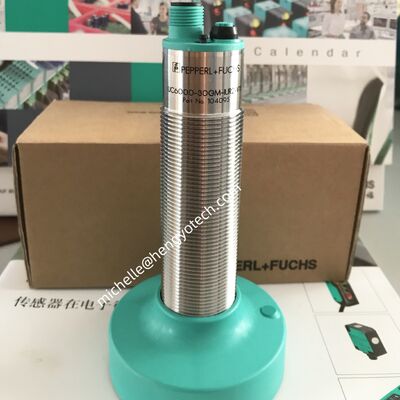 PEPPERL+FUCHS Stainless Steel Ultrasonic Sensor for Industrial Automation with One Year Warranty