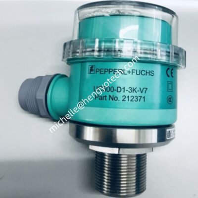 PEPPERL+FUCHS Ultrasonic Sensor UC500-D1-3K-V7 with 0.01% FS Accuracy and IP65 Protection for Industrial Automation