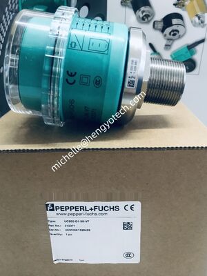 PEPPERL+FUCHS Ultrasonic Sensor UC500-D1-3K-V7 with 0.01% FS Accuracy and IP65 Protection for Industrial Automation
