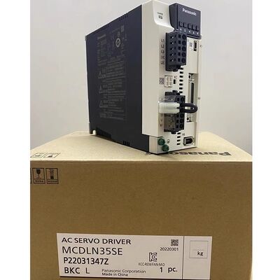 Panasonic MDDLT55SF Servo Driver 1.5kW 40A 200V AC MINAS A6 SF Series with Full-Closed Control and STO Safety