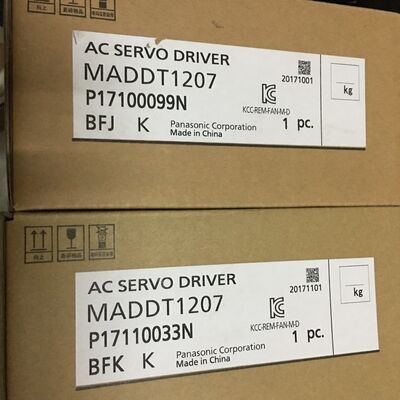 Panasonic MADDT1207 MINAS A4 Series Servo Driver with 200W Power Output 10A Peak Current and 240V AC Voltage
