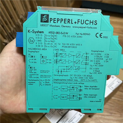 PEPPERL+FUCHS Isolated Barriers Zener Barrier Switch Amplifier KFD2-SR2-Ex2.W