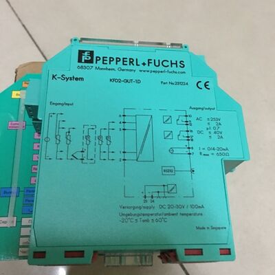 KFD2-GUT-1.D Temperature Converter With Trip Values PEPPERL+FUCHS Zener Barrier