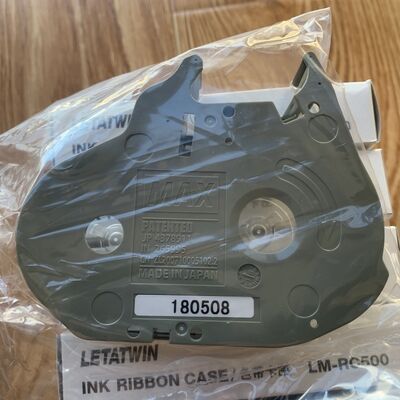 MAX Letatwin Electronic Lettering Machine LM-RC500 Ink Ribbon Case