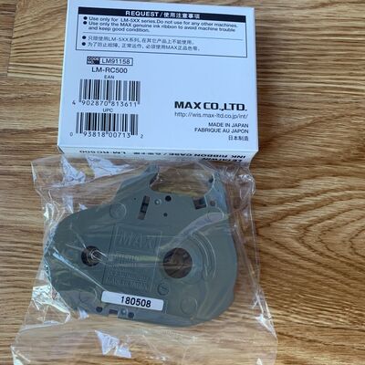 MAX Letatwin Electronic Lettering Machine LM-RC500 Ink Ribbon Case