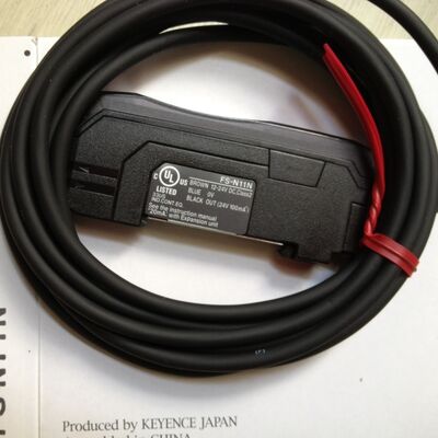 FS-N11N Keyence Digital Fiber Optic Sensor Fiber Amplifier Cable Type Main Unit NPN
