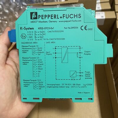 KFD2-STC5-Ex1 Pepperl Fuchs Intrinsic Safety Barriers SMART Transmitter Power Supply Zener Barrier