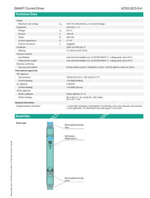 PEPPERL+FUCHS Isolated Barrier SMART Current Driver KCD2-SCD-Ex1