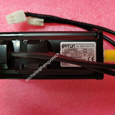 Estun EMJ-04APB22 400W AC Servo Motor with 3000 RPM and 2500 CPR Incremental Encoder for CNC and Packaging Machines