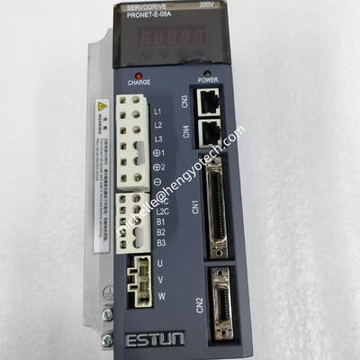 Estun ProNet-E-08A 750W AC Servo Drive with EtherCAT and 1.2kHz Speed Response for CNC and Packaging Machines