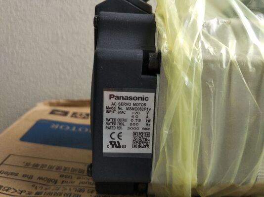 Panasonic MSMD082P1V 750W AC Servo Motor with Low Inertia and 20-bit Encoder for High Precision
