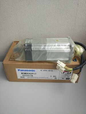 Panasonic Servo Motor MSMD042P1T 400W Low Inertia with 20-bit Encoder for CNC and Packaging Machines