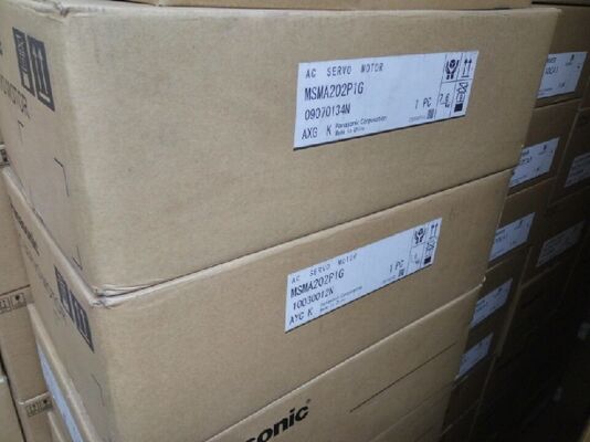 Panasonic MSMA202P1G MINAS A4 Servo Motor 2kW 200V Low Inertia IP65, 2500 P/r Incremental Encoder 3000 RPM for Packaging Machine