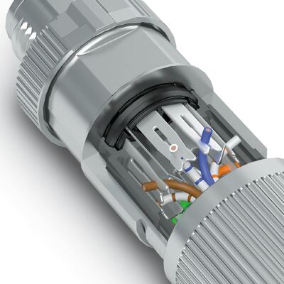 SACC-M12MS-8QO-0,5 SH Phoenix Contact Connector 1414610