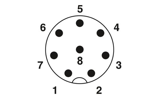 SACC-M12MS-8QO-0,5 SH Phoenix Contact Connector 1414610
