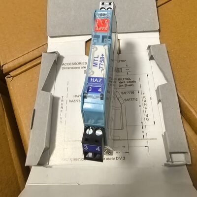 Eaton Zener Barrier MTL7758+ Eaton Crouse-Hinds series MTL7700 Zener barrier Active sensors 7.5 Vdc 750mA Polycarbonate DIN rail mount + polarity