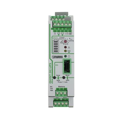 QUINT-UPS/ 24DC/ 24DC/10 Phoenix Contact UPS Uninterruptible power supply 2320225 with IQ technology for DIN rail mounting, input 24 V DC, output 24 V DC/10 A
