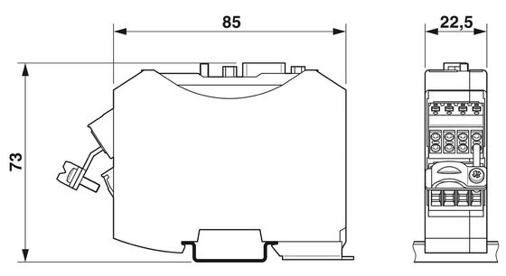 PSI-TERMINATOR-PB-TBUS Phoenix Contact Termination Resistor 2702636