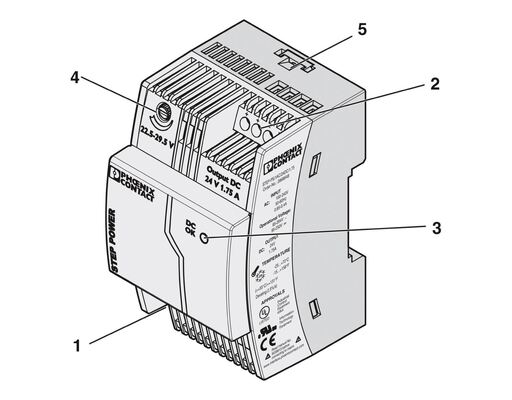 STEP-PS/1AC/24DC/1.75 Phoenix Contact Power Supply 2868648