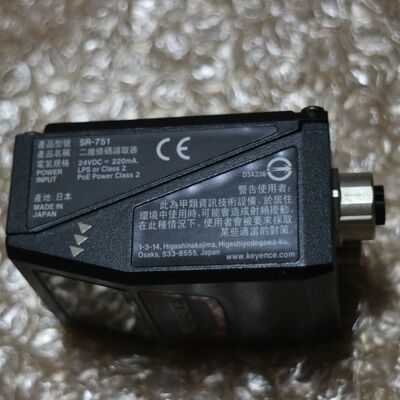 SR-751 Keyence High Performance Compact 1D and 2D Code Reader Ethernet-compatible 2D Code Reader Medium-distance Type