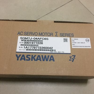 SGM7J-04AFC6S Yaskawa 400w AC Servo Motor Driver