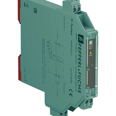 Pepperl Fuchs K-System SMART Current Driver KCD2-SCD-1.SP Intrinsic Safety Barrier with 24 V DC Supply HART I/P and SIL 2 Compliance