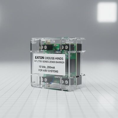Eaton Crouse-Hinds MTL7700 series Zener barrier with 10 Vdc 200mA and Polycarbonate housing for 4/6V systems