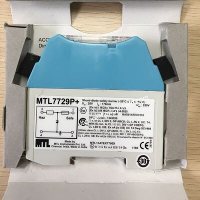 Eaton Crouse-Hinds series MTL7700 Zener Barriers MTL7729P+