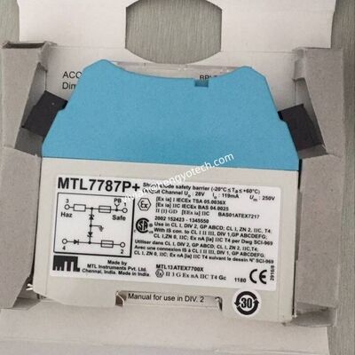 MTL7760AC Zener Safety Barrier ia Certified for IIC Explosive Atmospheres in Oil Gas Chemical Industry