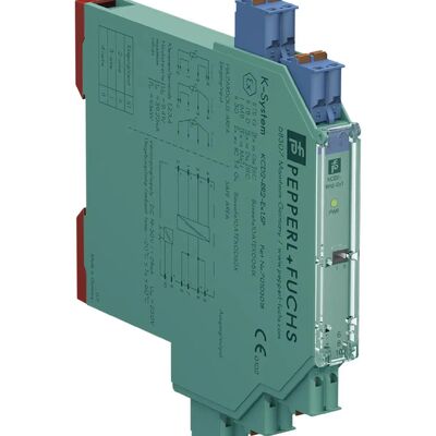 Pepperl+Fuchs KCD2-RR2-Ex1.SP Resistance Repeater with 0.1% Accuracy SIL 2 Certified and 12.5 mm Width