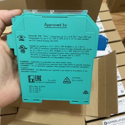 Pepperl+Fuchs KCD2-SCD-1.SP Explosion Proof Isolation Barrier with Bidirectional HART Communication SIL 2 Certified and 12.5 mm Width