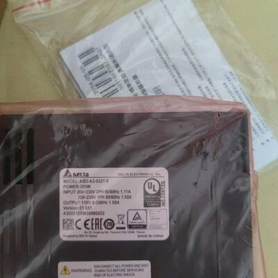Delta AC Servo Drive & Motor ASDA-A2 Series ASD-A2-0221-E 200W AC Servo Amplifier