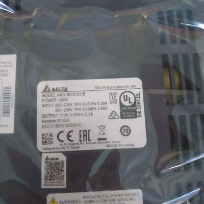 Delta 100W AC Servo Drive & Motor ASDA-B2 Series ASD-B2-0121-B